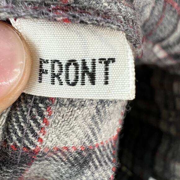 VINTAGE Schrader Sport New York Plaid Pleated Skirt Preppy Academia Gray Beige 4 - Picture 10 of 10